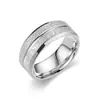 Anillo de acero de titanio para hombre, de moda, temperamento, tendencia única, para hombre, no se decolora, anillo de oro esmerilado, fabricantes de joyería al por mayor