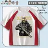 Camiseta de manga curta Coleção de personagens de jogos Delta para crianças, top de verão para crianças mais velhas, meninos e meninas, meia-manga, moderno 2