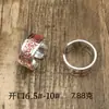 Anel Aberto S999 Prata Pura Fortalecedor de Sorte Jovem Taoísta Anel Retro Fortalecedor de Sorte 2026 Marca Nova Prata Item Quente