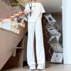 Pantalones de Traje Casual de Color Sólido Versátiles Holgados Sin Planchar para Hombre de Alta Gama, Tendencia Otoño e Invierno 2025, Tallas Grandes
