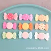 Acessórios Peças de Resina DIY Acessórios de Cabelo Doces Cola de Creme Materiais Gravata Borboleta Capa de Celular Grampo de Cabelo Patches para Tamanco