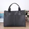 Bolsa de Documentos Casual para Negocios Bolsa para Materiales de Reunión Bolsa para Documentos A4 Gran Capacidad Maletín para Viajes y Reuniones Bolsa de Moda