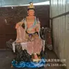 Estátua de Bronze de Guanyin com Lótus Sentado Banhado a Ouro, Estátua de Avalokiteshvara, Estátuas de Manjushri e Samantabhadra, Hengbao Fa
