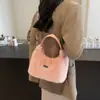 Bolso de Felpa Otoñal para Mujer 2025 Otoño e Invierno Bolso de Mano Popular de Moda para el Trabajo y el Viaje Bolso de Hombro Cruzado