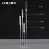 Suporte de Vela Acrílico Transparente Cristal Luminoso Guia de Estrada Adereços de Decoração para Salão de Casamento