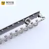 Abrazadera de 30 agujeros Anillo de hierro tipo O Abrazadera metálica porosa para encuadernación de archivos de hojas sueltas a5/a4 Clips de encuadernación tipo D Accesorios