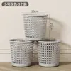 Lixeira para Sala de Estar, Quarto, Cozinha, Vaso Sanitário, Banheiro, Grande Capacidade Escritório Cesto de Papel Vazado de Plástico Sem Tampa