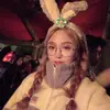 Diadema de estrella Dailu para lavarse la cara, linda diadema con orejas de conejo para niña, accesorios para el cabello de felpa dulce, horquilla al por mayor