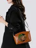 Bolso de Mujer de Comercio Exterior, Bolso de Hombro Retro Casual, Moderno y Versátil, Sensación de Alta Gama, Bolso Cruzado de Gran Capacidad, Bolso Pequeño de Cuero Suave para Mamá