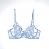 Comércio Exterior Sutiã Feminino Francês Orelha de Coelho Copo Lingerie Sutiã Mostrando Seios Grandes Pequenos Anti-Queda Respirável Verão Fábrica Atacado