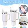 Tapón Antiderrames para Vaso Stanley, juego de 3 tapones antiderrames de silicona, compatible con Vaso Stanley 40 / 30 oz