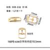 Accesorios para Zapatos Hebilla Metálica para Zapatos Hebilla para Correa de Sandalia Hebilla para Sandalia Alrededor del Empeine Pequeña Hebilla de Pasador Hebilla Japonesa 8MM