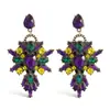 Pendientes de gota de agua con pedrería de personalidad exagerada europeos y americanos transfronterizos Estilo bohemio Pendientes retro Joyería para mujer Venta al por mayor