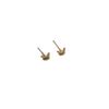 Aretes Femeninos Celebridad de Internet Nueva Corona Aretes Elegantes Aguja de Plata S925 Diseño Nicho Aretes Elegantes Venta al por Mayor