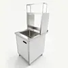 Mesa de Drenaje Comercial de un Solo Tanque, Fregadero de Acero Inoxidable con Gabinete de Estante, Fregadero para Lavar Verduras, Fregadero para Lavado de Manos, Fregadero para Lavar Platos, Mesa de Trabajo