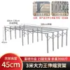 Puesto de Mercado Nocturno Mesa Plegable Móvil para Exhibir Frutas y Ropa Estantería Plegable Estantería Gruesa para Puesto Plegable