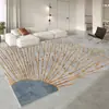 Alfombrilla Lavable de Lujo de Alta Gama Color Crema Antideslizante para Ventana Abuhardillada, Alfombra para Mesa de Centro de Noche en Dormitorio