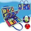 Tablero de Aprendizaje de Fieltro Nuevo Transfronterizo Cpc Ce Niños Educación Temprana Juguetes Educativos Montessori Entrenamiento Versión Ocupada de Fieltro