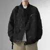 Chaqueta de cuero retro americana para hombre, nuevo estilo primavera y otoño 2026, chaqueta de gamuza de alta gama a la moda, chaqueta de béisbol