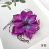 Flor de jazmín de bigote de dragón artificial fieltro a mano tela flor artificial tocado de minoría pasador accesorios para hacer flores adornos pequeños DIY