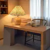 Estilo ins alta aparência luminária de mesa plissada retrô nórdica garota celebridade da internet quarto simples atmosfera de cabeceira luz noturna