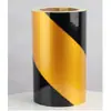 Alambre Acero Rojo Blanco Amarillo Negro pegatinas de advertencia reflectantes rectas sarga pegatinas reflectantes seguridad anti-colisión cinta de advertencia película reflectante