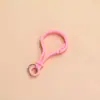 Fivela de Lâmpada Colorida Anel Único para Pendurar Acessórios de Joias DIY Fivela de Lagosta de Plástico Anel para Pendurar Pingente de Brinquedo de Boneca Fivela de Bagagem