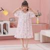 Camisón Nuevo para Niñas, Falda de Algodón de Nube de Verano para Niñas, Ropa de Casa Dulce para Niñas Medianas y Grandes, Vestido de Verano