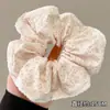 Goma para el pelo con lazo dulce para niñas, elegante goma de encaje para coletas bajas y peinados de moño