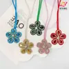 Pingentes de flor de miçangas requintados feitos à mão, acessórios para bolsa, acessórios de moda DIY, em estoque para atacado diretamente do fabricante