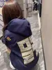 Sudadera con capucha de letras bordadas retro americana 2024 Otoño talla grande Nueva Holgada Chaqueta para pareja ins Moda de mujer