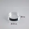Columna Quadrada Transparente de Acrílico Suporte de Cristal Modelo de Brinquedo Suporte de Exibição Cosméticos Joias Cerâmica Antiga Suporte de Base