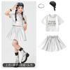 Ropa de Hip-Hop y Jazz para Niñas, Conjuntos Modernos de Hip-Hop y Street Dance para Niños, Atuendos Geniales y con Estilo de Moda Callejera para Niñas para Actuaciones en Escenario