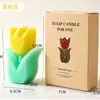 Velas aromáticas de tulipán como recuerdos, regalos para el Día del Maestro, velas aromáticas hechas a mano, velas decorativas, velas festivas