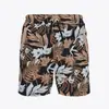 Temu Transfronteiriço 2025 Verão Masculino Shorts Hawaiian de Praia Largos Tamanho Europeu Amazon Calças Casuais de Cinco Pontos para Homens