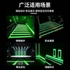 Cinta de advertencia luminosa en stock, cinta fluorescente impermeable de alta viscosidad que almacena luz, cinta luminosa de posicionamiento para salidas de seguridad y escenarios