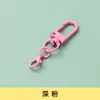 Cadena para puerta con pintura de color, llavero colgante de 14 mm con cierre de langosta, cierre giratorio de metal para perro, accesorios de joyería para hacer uno mismo.