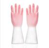 Guantes delgados de goma impermeables para lavar platos de primavera y verano, de hadas bicolor, para limpieza de cocina y baño, de látex para lavar ropa