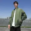 Jaqueta casual da moda para homens, nova moda primavera e outono 2026, gola alta, corte solto, jaqueta estilosa e versátil para homens jovens e de meia-idade