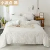Algodón sarga sábana tela textil floral bebé estilo nórdico ropa de cama textil para el hogar tela al por mayor