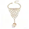 Pulsera sin dedos de estilo corona de princesa con diamantes completos de nuevo estilo de alta gama transfronteriza, cadena de muñeca de malla sexy y moderna con pedrería para mujer