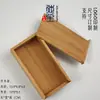 Caixa Pequena de Bambu Caixa Quadrada de Bambu Magnética Caixa de Joias Caixas de Presente Vazias de Madeira Caixa de Embalagem para Armazenamento