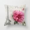 A6L Nova Moda Travesseiro Pastoral Estilo Americano Grande Flor Padrão Country Casa Travesseiro Fronha Escritório Carro Travesseiro