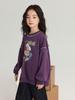 Pudding Haru Children's Sweatshirt 2025 Autumn New Cartoon Print Sweatshirt Comfortable and Soft Sweatshirt for Girls