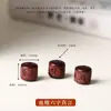 Piezas talladas de madera maciza natural Productos semiacabados Lanyard para teléfono Accesorios para collares Joyería DIY Accesorios de cuentas espaciadoras Wenwan creativas