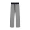 Pantalones deportivos a rayas retro americanos Unbdns para mujer, estilo nuevo de principios de primavera, patchwork color block, punto de yoga, casuales, deportivos