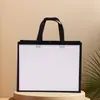 Sacola Não Tecida Personalizada Loja de Roupas Impermeável Sacola de Compras para Roupas Bolsa de Mão Não Tecida Impressão Colorida Sacola Ecológica Pronta para Venda