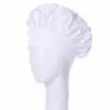 Touca de Dormir Feminina Extra Grande de Cetim com Elástico Largo de Alta Elasticidade Touca de Noite Touca para Cabelo para Cuidados Diários com o Cabelo