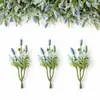 Galhos de Lavanda Simulados Grama Artificial Aveludada Multi-cor Guirlanda Artesanal Flores Decorativas DIY Decoração Floral para Casa