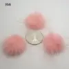 Bola de pelo de visón de 3 cm joyería hecha a mano accesorios DIY diadema accesorios para el cabello material broche flor pendientes accesorios